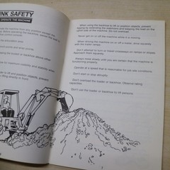 THE GENERAL LB-420 BACKHOE LOADER Owner Operator Maintenance Manual GUIDE BOOK