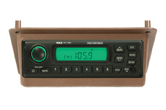 New Aftermarket Radio Kit w/Brown Bezel Replacement for John Deere 50 Series