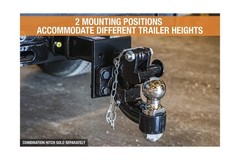 Buyers Products PM25612 Pintle Hook Mount, 2 Position Drop, Adjustable Traile…