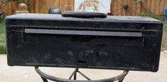 Vintage John Deere Tractor Black Metal Tool Box w/ Tray – Circa 1956-68