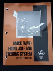 2006 MACK FA FRONT AXLE & STEERING SERVICE SHOP REPAIR WORKSHOP MANUAL 12-101