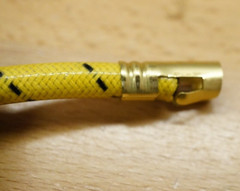 Yellow & Black Cloth Copper Spark Plug Wire Set & Thumb Screws For John Deere Bi