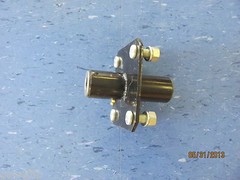 ROTARY CUTTER TAILWHEEL REPLACEMENT HUB, 4 BOLT GREASABLE BUSHING STYLE, 3/4″