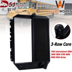 3 Row Radiator For International 3000 3600 3800 4700 4800 4900 4954 Series