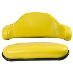 2 Piece Set of Yellow Seat Cushions Fits John Deere 310 310A 310B 401