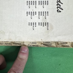 1948 General Motors Diesel, Parts Book Manual for Industrial Models Series 71