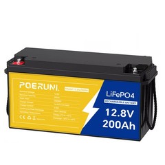 300Ah 12V LiFePO4 Lithium Battery 3840Wh Built-in BMS Deep Cycle Marine RV Solar