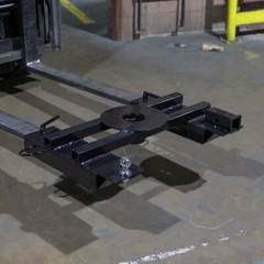 Titan Attachments 3-In-1 Forklift Mounted Hitch, 8000 LB Tow Capacity