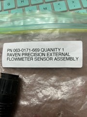 Raven Precision Sensor Assy External Flowmeter | 063-0171-669
