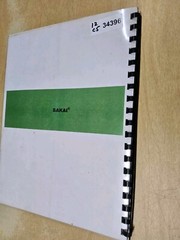 SAKAI SV505 Series Vibrating Roller, Operating & Maintenance Instructions