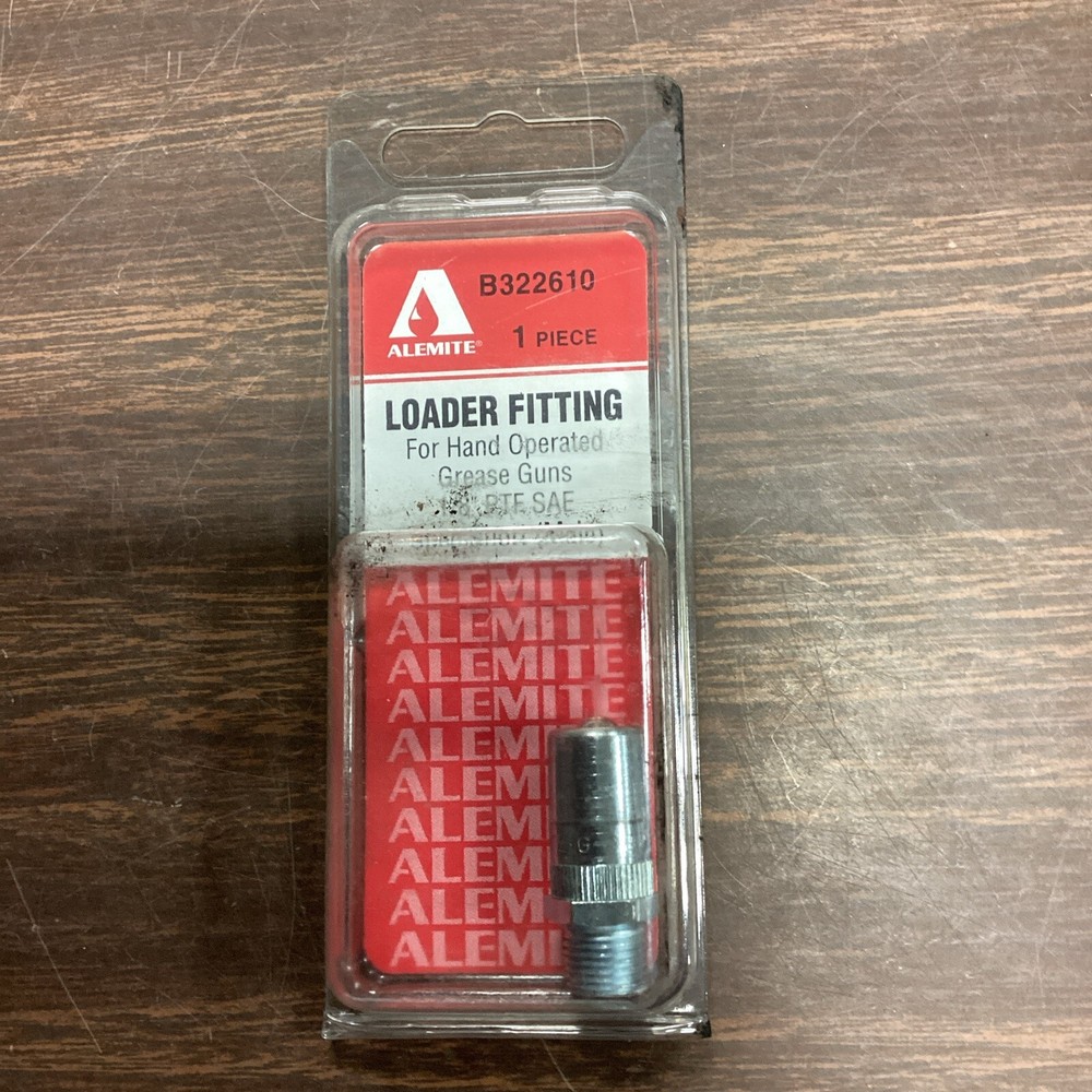 Alemite GREASE GUN LOADER FITTING B322610