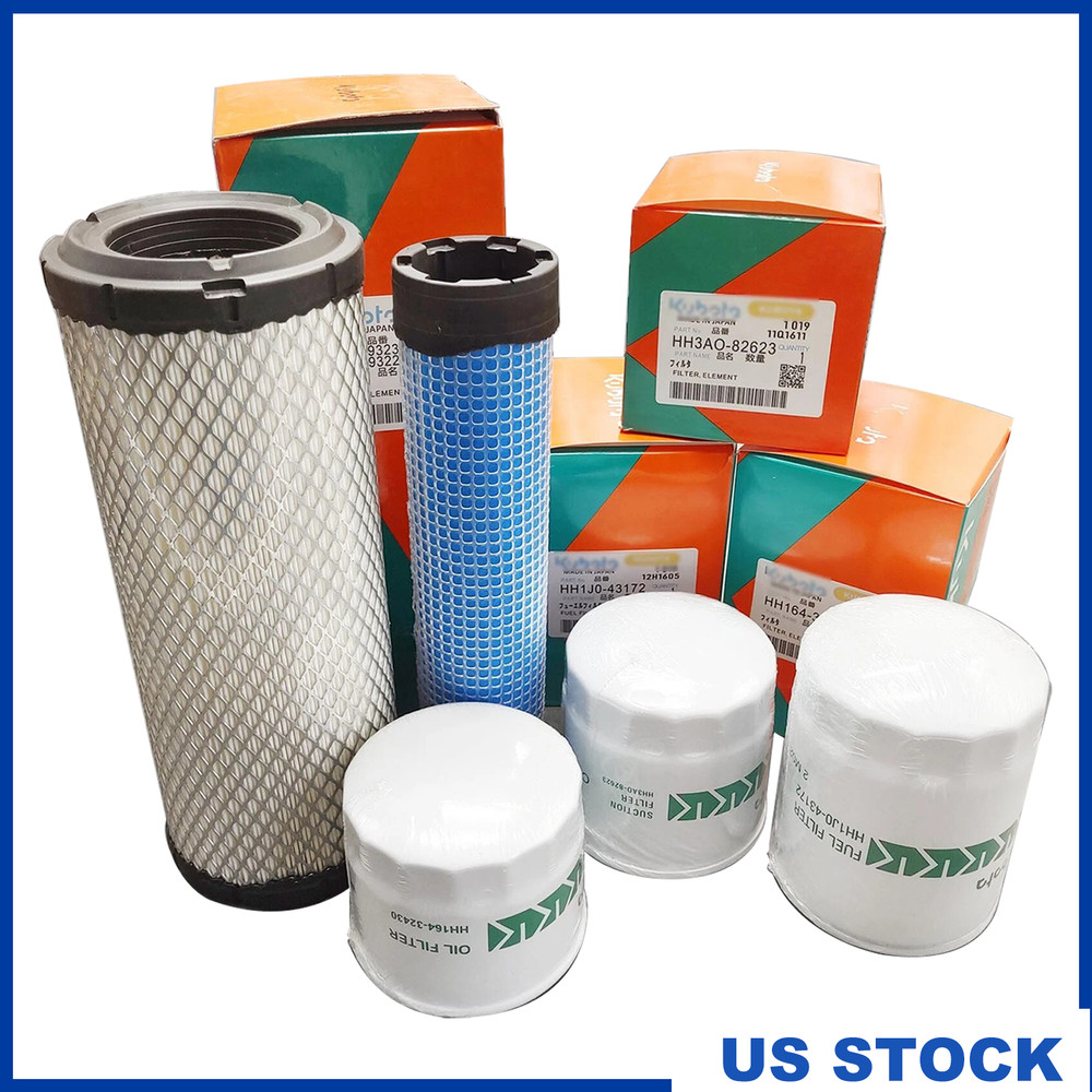 Complete Filter Service Kit For Kubota L3301 DT L3901 DT Gear Transmission 5PCS