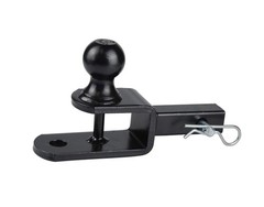 TOPTOW ATV/UTV Trailer Hitch 2-Inch Ball Mount, Clevis Pin, Universal Fit