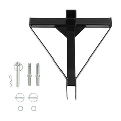 3 Point 2″ Receiver Trailer Hitch Drawbar Adapter Category One Tractor