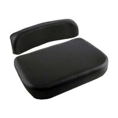 Seat Cushion Set – 2 Piece Vinyl Black fits Case 430 470 530 730 830 930 1030