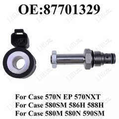 Solenoid valve 87701329 For Case 570N EP 570NXT 580SM 586H 588H 580M 580N 590SM