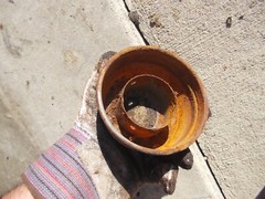Allis Chalmers B AC tractor engine motor oil bath precleaner bottom bowl