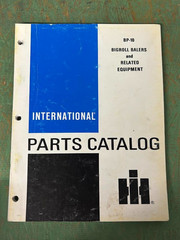 1982 International Parts Catalog – BP-10 Bigroll Balers and Related Equipment
