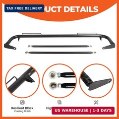 ECOTRIC 49″ Universal Iron Racing Safety Seat Belt Chassis Roll Harness Bar Rod