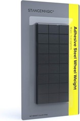 Black Adhesive Stick-On Wheel Weights, Low Profile, Easy Peel, 0.25oz (1/4oz) Ea