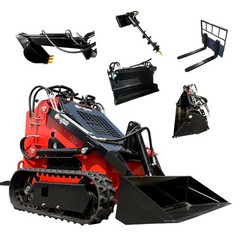 Mini Skid Steer Loader 24HP Gas EPA Rato Engine with Bucket Multiple Attachments