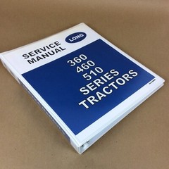 Long 360 460 510 Tractor Service Manual Repair Shop Book Instructions BINDER