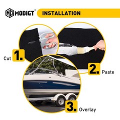 12Inch x 157Inch Boat Trailer Bunk Carpet Shock Absorption Padding Mats for Boat
