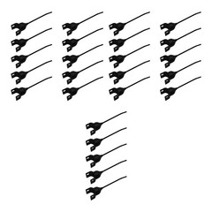 Set of 25 Rubber Mounted Hay Rake Teeth 850612 Fits New Holland 55 56 57 256