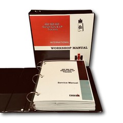 Farmall International 460 560 660 Tractor Service Manual Repair Shop Book Ih