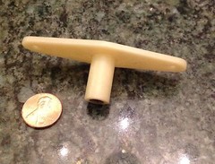 Boeing self locking nut AWACS E-3A aircraft component plastic with steel thread