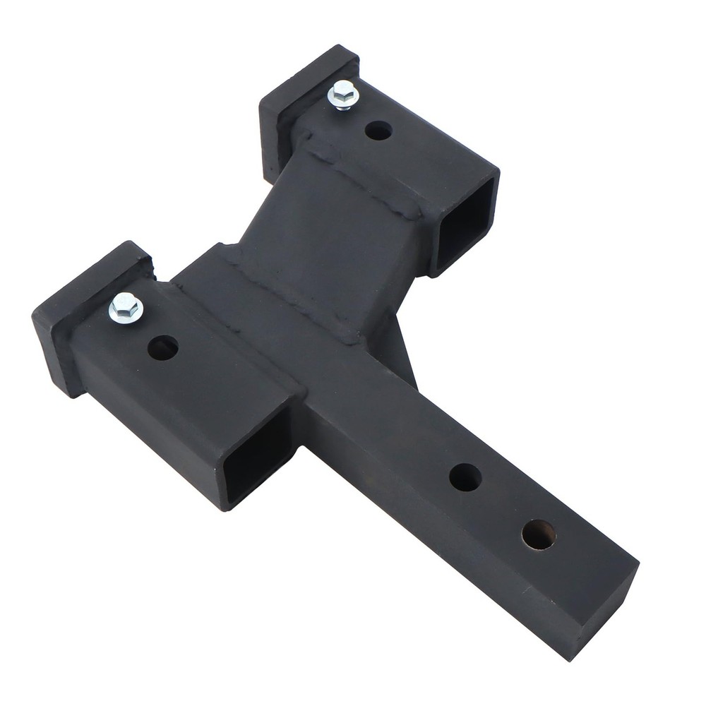 Matte Black Trailer Hitch Extender 2in Receiver 2 6in Rise Drop 10000lbs