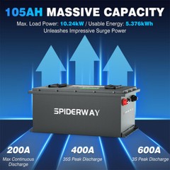 48-51.2V 105Ah LiFePO4 Lithium Battery for Genie JLG Skyjack Boom Scissor Lift
