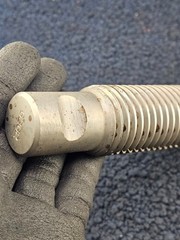 Paccar 6262: 1-3/8 inch Threaded Spring Pin 7.375 inches Long