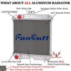 For Kubota Model B7300 Tractor Radiator Aluminum #6C090-58502 Fongoff NEW