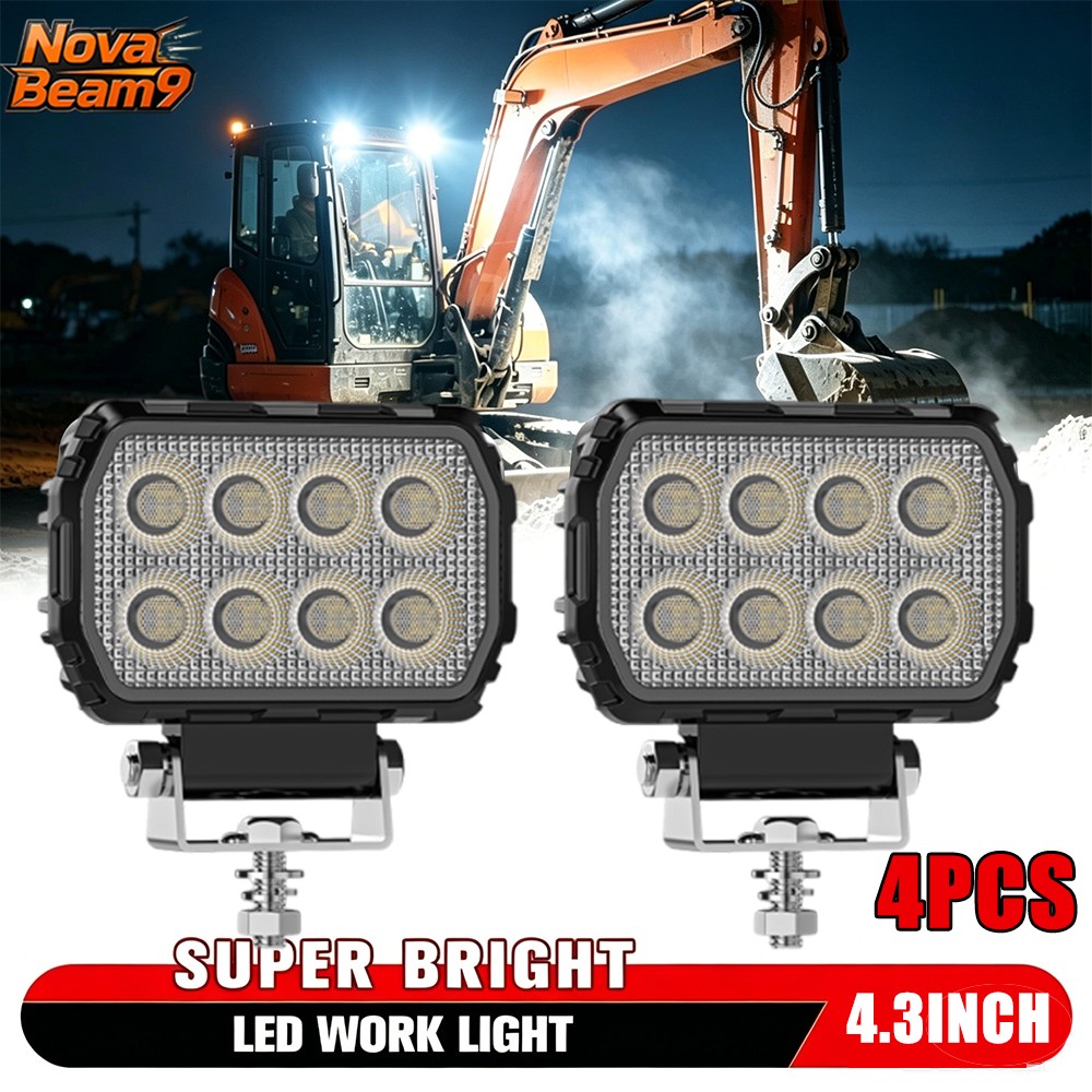 2X LED Tractor Work Light Truck Flood light Fits for Truck,Tractor,Dozer,UTV,ATV
