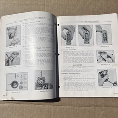 1950 Hercules Motors Corporation JX & JXL ENGINES Operation & Maintenance Manual