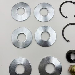 3PK Mower Deck Blade Bolts+Washers+Dust Cover Suit For Kubota K5651-34350 C