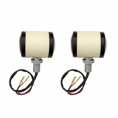 Pair Ivory David Brown Ford Tractor Butler Side Maker Light 8N 2N 9N 600 800 NAA