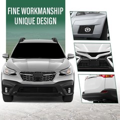 Front Bumper Upper Grille Chrome Subaru Outback 20-22 J1010AN010 Black Chrome
