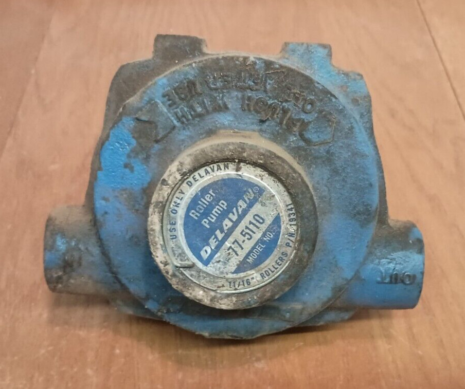 DELAVAN AG PUMPS 77-5110 Roller Pump CastIron 11/16″ in