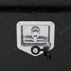 24 “Aluminum Five Pattern Toolbox Single Lock Black
