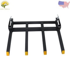 For Tractor Skid Steer Buckets Universal 2500lbs 42″ Clamp on Heavy Debris Fork