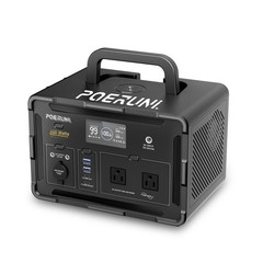 Power Station Portable 600W 519Wh Generator RV Camping Backup Battery Solar