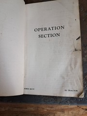 TM5 3077 War Department Technical Manual Diesel Tractor Caterpillar Bulldoze Q30