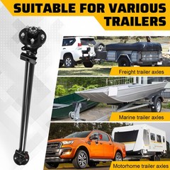 3500 Lbs Trailer Axle 43/50/61/65/70/77 Inch Spring Center Boat Axle for Boat RV