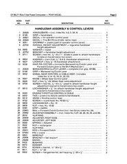 SERVICE PARTS MANUAL FITS 1987-1992 TROY BILT PONY ROTO TILLER