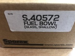 CAV FILTER STYLE DIESEL FUEL GLASS BOWL SYSTEM WATER SEPORATOR Shallow New