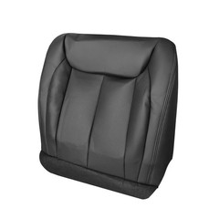 Driver Side Bottom Leather Seat Cover Black Perforated Cadillac DTS 2006-2011