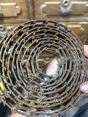 UNUSED 10′ #25 Flat Detachable Link Steel Chain for Drills Planters Corn Pickers