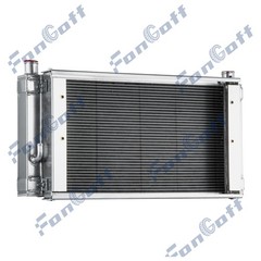 4Row Radiator FOR Bobcat S300 T320 S250 S220 T300 A300 S330 T250 6737650 fongoff
